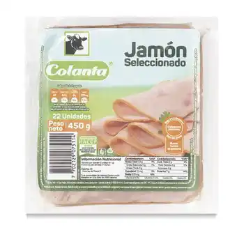 Makro Jamon seleccionado colanta 450g oferta