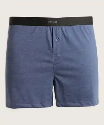 Pantaloncillo boxer suelto unicolor con elastico expuesto en contraste