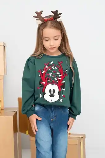 Pacífika Buzo manga larga niña verde oferta