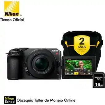 Linio Camara nikon z30 w/z 16-50mm f/3.5-6.3 vr ii oferta