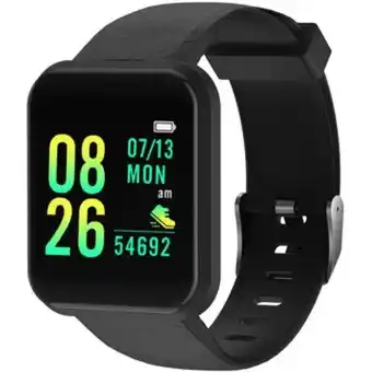 Linio 116plus bluetooth smartwatch - pulsera deportiva parlante negra oferta