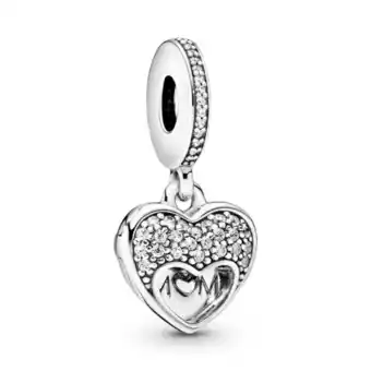 Pandora Charm colgante corazón amo a mi mamá oferta