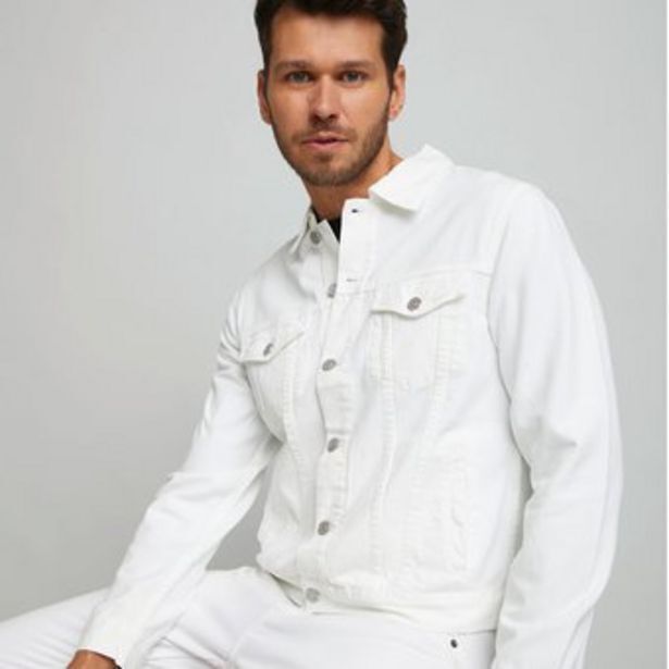 Oferta Chaqueta de jean hombre wolf & hank en Linio