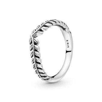 Pandora Anillo hueso de los deseos granos de trigo oferta