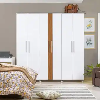 Muebles Jamar Closet brunelli blanco, capuccino plus 214x220x50* oferta