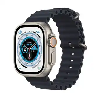 Ktronix Apple watch ultra gps + cellular de 49 mm caja de titanio, correa ocean azul medianoche oferta