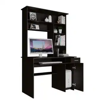 Estra Escritorio hucth, wengue, con una cajón deslizable y puerta batiente zf oferta