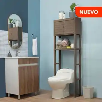 Rimax Estante organizador con puertas para baño oferta