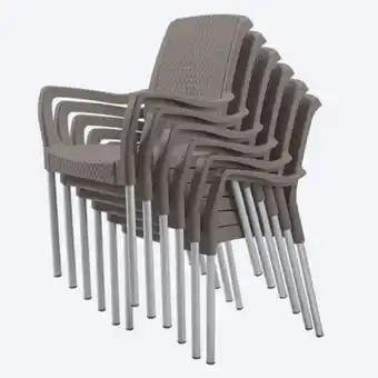 Rimax Silla shia con brazos pack x 6 und oferta