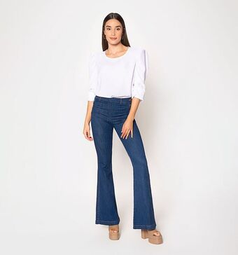 Studio F Blusa con manga bombacha oferta