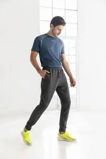 Jogger deportivo must fly up para hombre tela burda de tacto suave gris