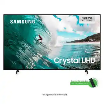 Metro Televisor samsung 65" crystal uhd 4k smart tv un65bu8000kxzl oferta