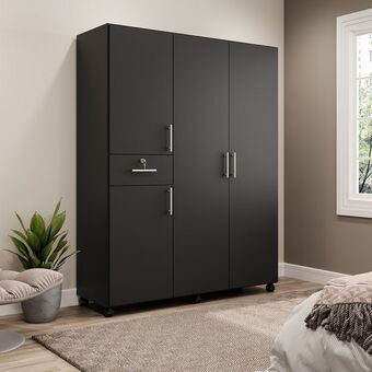 Muebles Jamar Closet antartic plus negro 140x180x47* oferta