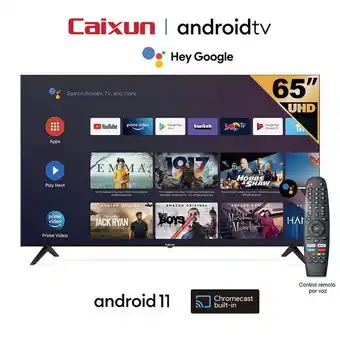 Metro Televisor caixun 65" dled uhd 4k smart plano c65v1ua oferta
