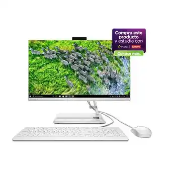 Metro Computador aio lenovo 24alc6 rz5 8gb 512gb ssd 24" w11 blanco oferta