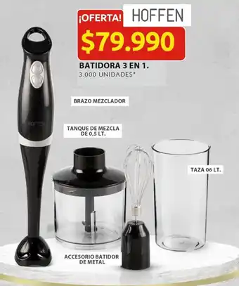 Ara Hoffen Batidora 3 en 1 oferta