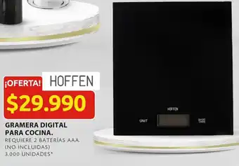 Ara Hoffen Gramera Digital para Cocina oferta