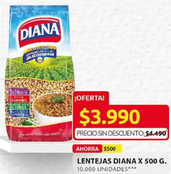 Ara Lentejas Diana 500g oferta