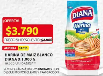 Ara Harina de Maíz Blanco Diana 1000g oferta