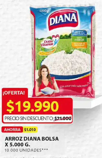 Ara Arroz Diana Bolsa 5000g oferta