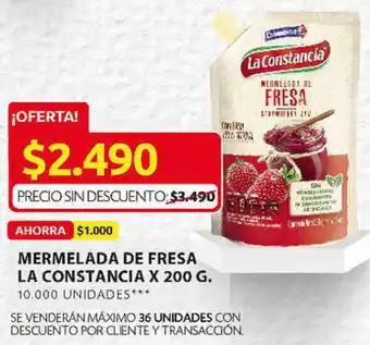 Ara Mermelada de Fresa La Constancia 200g oferta