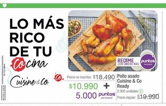 Jumbo Pollo asado cuisine & co ready oferta