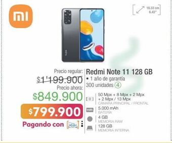Jumbo Redmi note 11 128 gb oferta