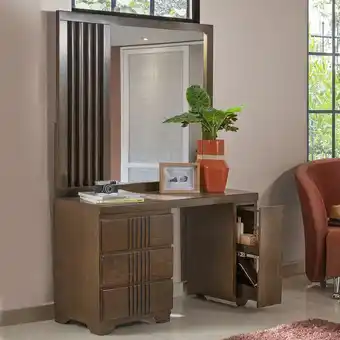 Muebles Jamar Tocador polonia, natural oscuro oferta