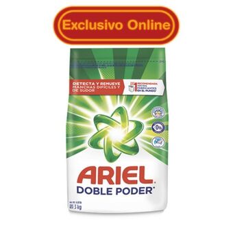 Makro Detergente en polvo ariel regular 3kg oferta
