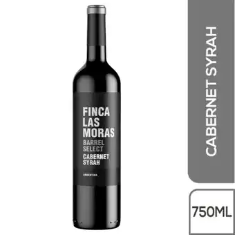 Makro Vino las moras tinto cabernet sauvignon syra reservado 750ml oferta