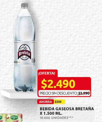 Ara Bebida Gaseosa Bretaña x 1.500ml oferta