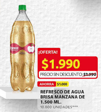 Ara Refresco de Agua Brisa Manzana de 1.500ml oferta