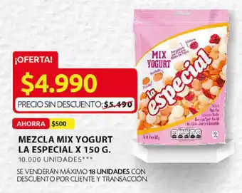 Ara Mezcla Mix Yogurt La Especial x 150g oferta