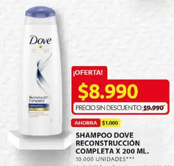 Ara Shampoo Dove Reconstrucción Completa x 200ml oferta