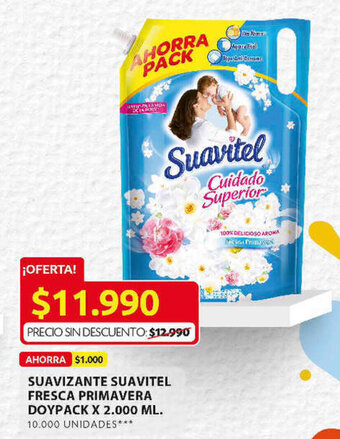 Ara Suavizante Suavitel Fresca Primavera x 2.000ml oferta