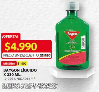 Ara Baygon Líquido x 230ml oferta
