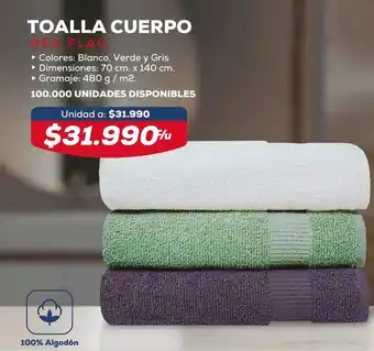Tiendas D1 Toalla Cuerpo Red Flag oferta