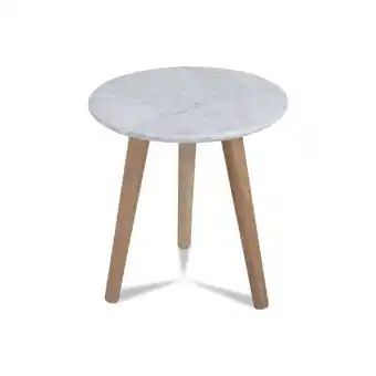 Muebles Jamar Mesa de noche cavani natural, marmolizado oferta