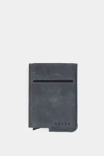 Vélez Porta documentos de cuero miniwallet azul oscuro oferta