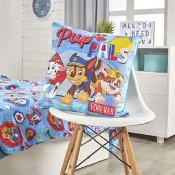 Brissa Cojín velvet estampado paw patrol friendship pup oferta