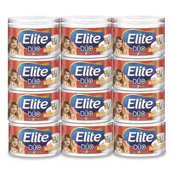 Makro Papel higienico elite duo rollazo 35.9m x 24u oferta