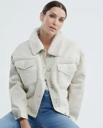 Chevignon Chaqueta de mujer, tipo trucker - ovejera oferta