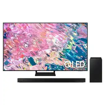 Tv smart 75" qled uhd 4k 75q65b + soundbar hw-b650 with 3.1 channels