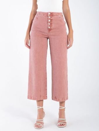 Naf Naf Pantalón de tiro alto oferta