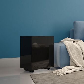 Muebles Jamar Mesa esquinera kansas negro oferta