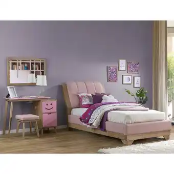 Muebles Jamar Alcoba juvenil 1.00 bolton eurolino rosa, natural oferta