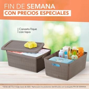 Rimax Canasta fique 13.5 litros oferta