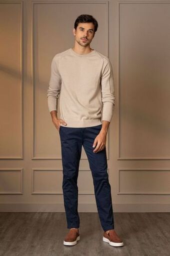 Vélez Pantalón chino italo para hombre semifitted oferta
