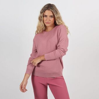 Fuera de Serie Sweater cuello redondo manga larga oferta