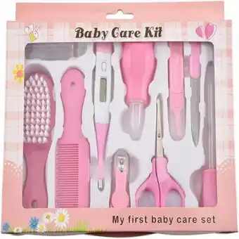 Éxito Set kit de cirugía bebe oferta regalo niña cortauñas 10 piezas rosado oferta